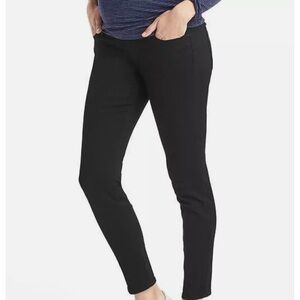 GAP True Skinny Maternity Jeans Sz 28/6R Black Stretch